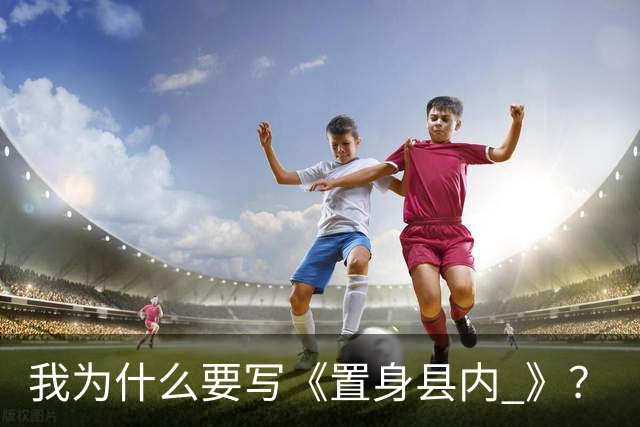 我为什么要写《置身县内 》？